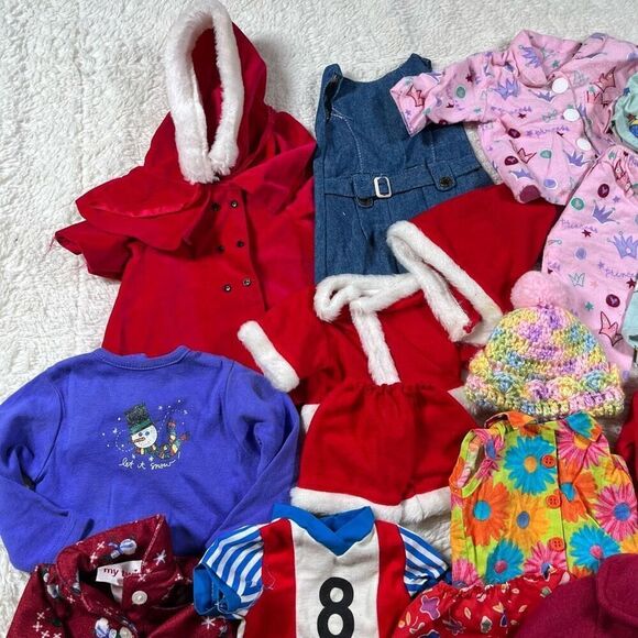 Vintage 18” Doll Clothes Outfit Accessories Bundle Lot - Picture 2 of 5